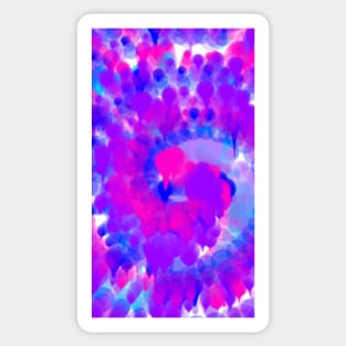 Purple Tie Dye Sticker